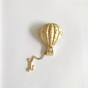 【Mihmily】Hot air balloon brooch - retro and elegant, exquisite court style, a gift for women