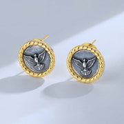 vintage animal earrings