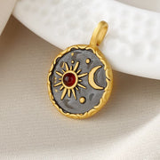 sunflower pendant