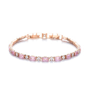 Mihmily brand-pink gemstone diamond bracelet, fashionable gauze, attracting wealth and love