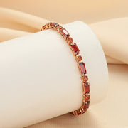 Mihmily brand-brown crystal diamond bracelet, retro, simple and fashionable