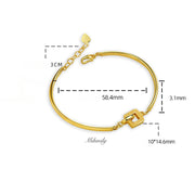 【Mihmily】French chain bracelet, unique design, sweet and simple, the perfect gift for women - brings good luck