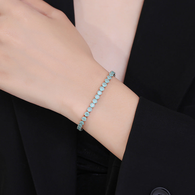 Mihmily brand-sapphire lucky bracelet, fashionable and simple