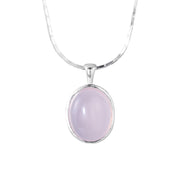 【Mihmily】Natural crystal pink jade necklace, lucky gift, attract love