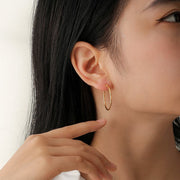 【Mihmily】Lantern Earrings - Metal Hollow, Retro Personalized Design, Perfect Gift